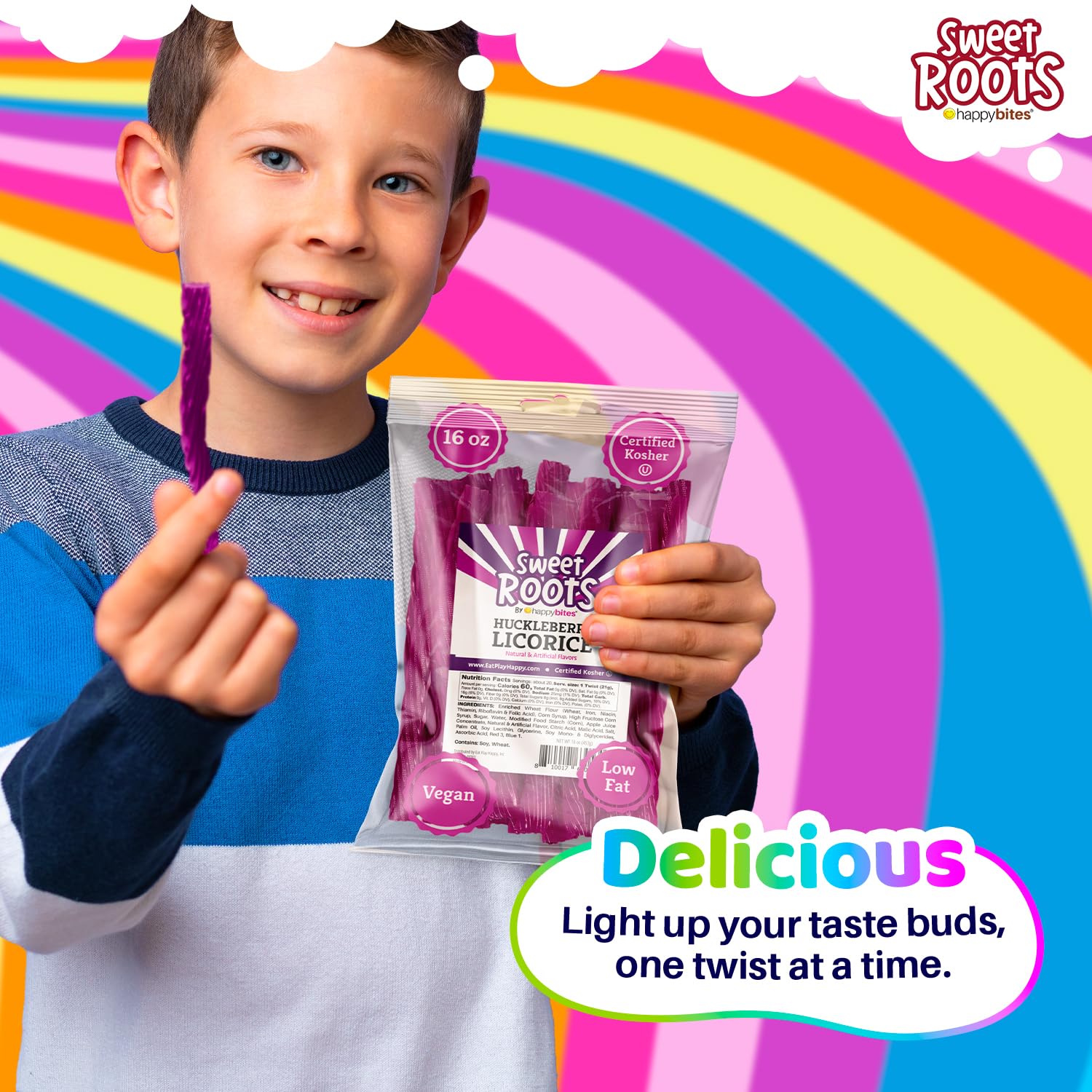 Sweet_Roots_Huckleberry_Licorice_Twists_–_1_Bag_(16_oz)_–_Jumbo_Size_Licorice_Sticks_|_Made_with_Real_Fruit_Juice_Concentrate_|_Vegan,_Fat_Free,_Kosher_|_Soft_Gourmet_Licorice_Candy
