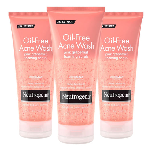Neutrogena_Oil-Free_Acne_Face_Wash_Pink_Grapefruit_Foaming_Scrub_-_Facial_Cleanser_with_Salicylic_Acid_for_Clear_Skin,_Exfoliating_Acne_Treatment_for_Oily_Face,_6.7_fl._oz.,_3-Pack