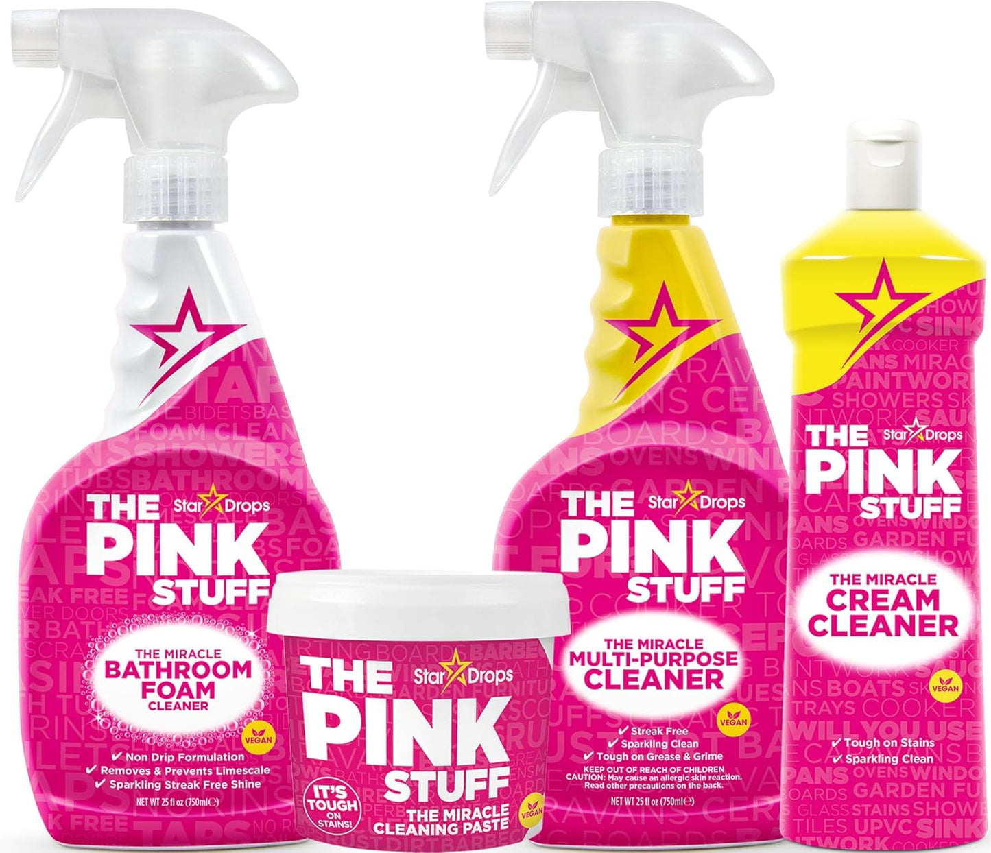 Stardrops_-_The_Pink_Stuff_-_Miracle_Cleaning_Ultimate_Bundle_–_Paste,_Multi-Purpose_Spray,_Bathroom_Foam_Spray,_and_Cream_Cleaner_–_Ideal_for_Kitchens,_Bathrooms,_Outdoors,_and_More