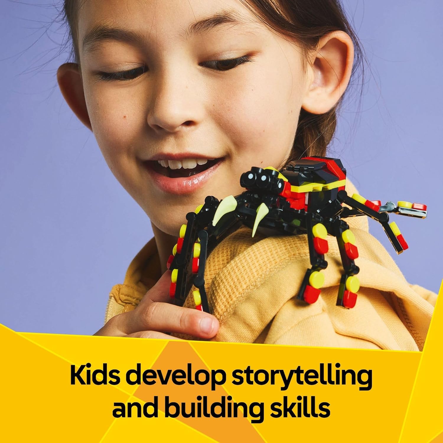 LEGO_Creator_3_in_1_Wild_Animals_Surprising_Spider_Toy_-_Building_Toy_with_3_Build_Options,_Spider,_Scorpion,_or_Snake_-_Animal_Figures_for_Kids,_Boys_&_Girls,_Ages_7+_-_Gift_Idea_for_Birthday_-_31159
