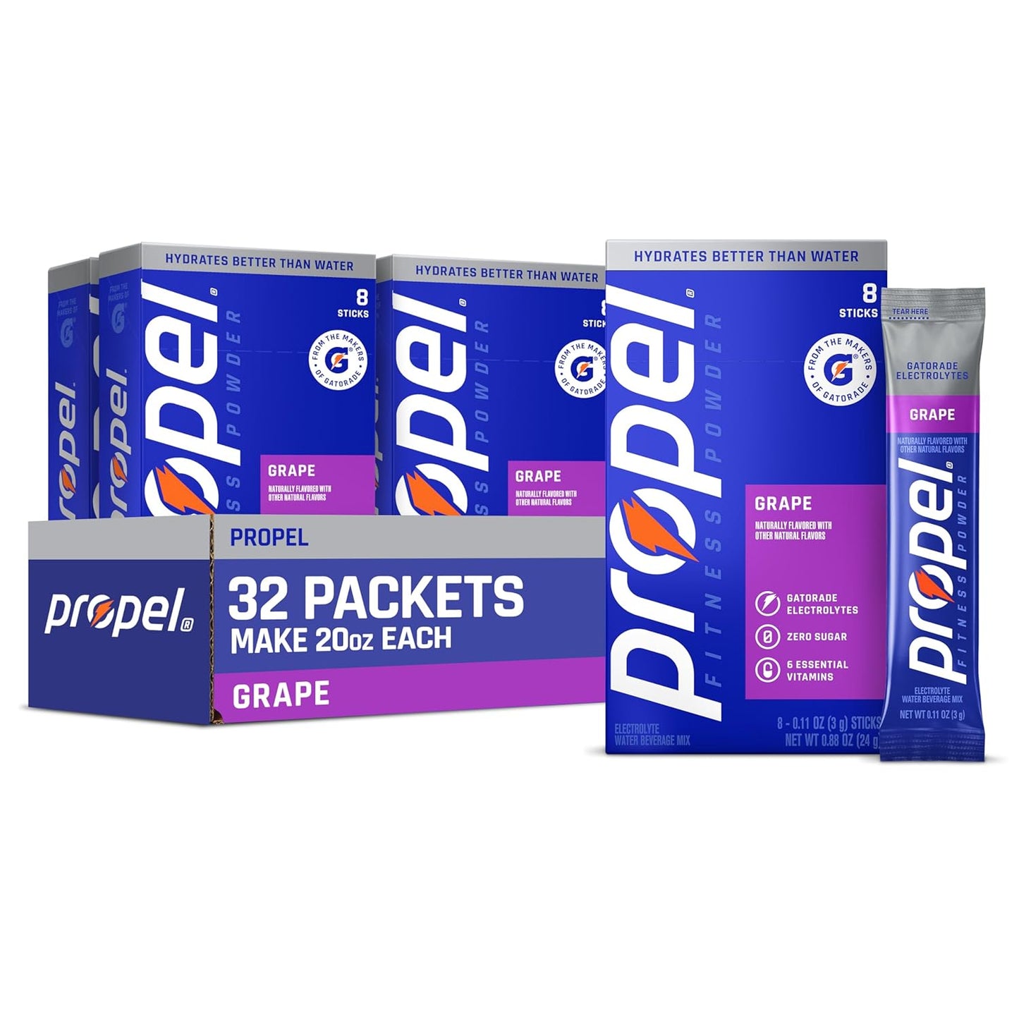 Propel_Electrolyte_Powder_Drink_Mix,_Grape,_(32_Servings),_Zero_Sugar,_Enhanced_Water_Beverage,_Gatorade_Electrolytes,_Vitamins,_No_Added_Colors,_No_Artificial_Flavors,_Hydration