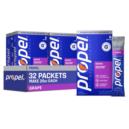 Propel_Electrolyte_Powder_Drink_Mix,_Grape,_(32_Servings),_Zero_Sugar,_Enhanced_Water_Beverage,_Gatorade_Electrolytes,_Vitamins,_No_Added_Colors,_No_Artificial_Flavors,_Hydration