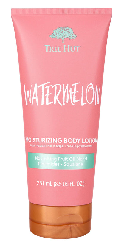 Tree Hut Watermelon Moisturizing Body Lotion, Ceramide and Squalene Formula Helps Protect Skin, Long-lasting Hydration Leaves Skin Feeling Soft &amp;amp; Moisturized, 8.5 Fl Oz.