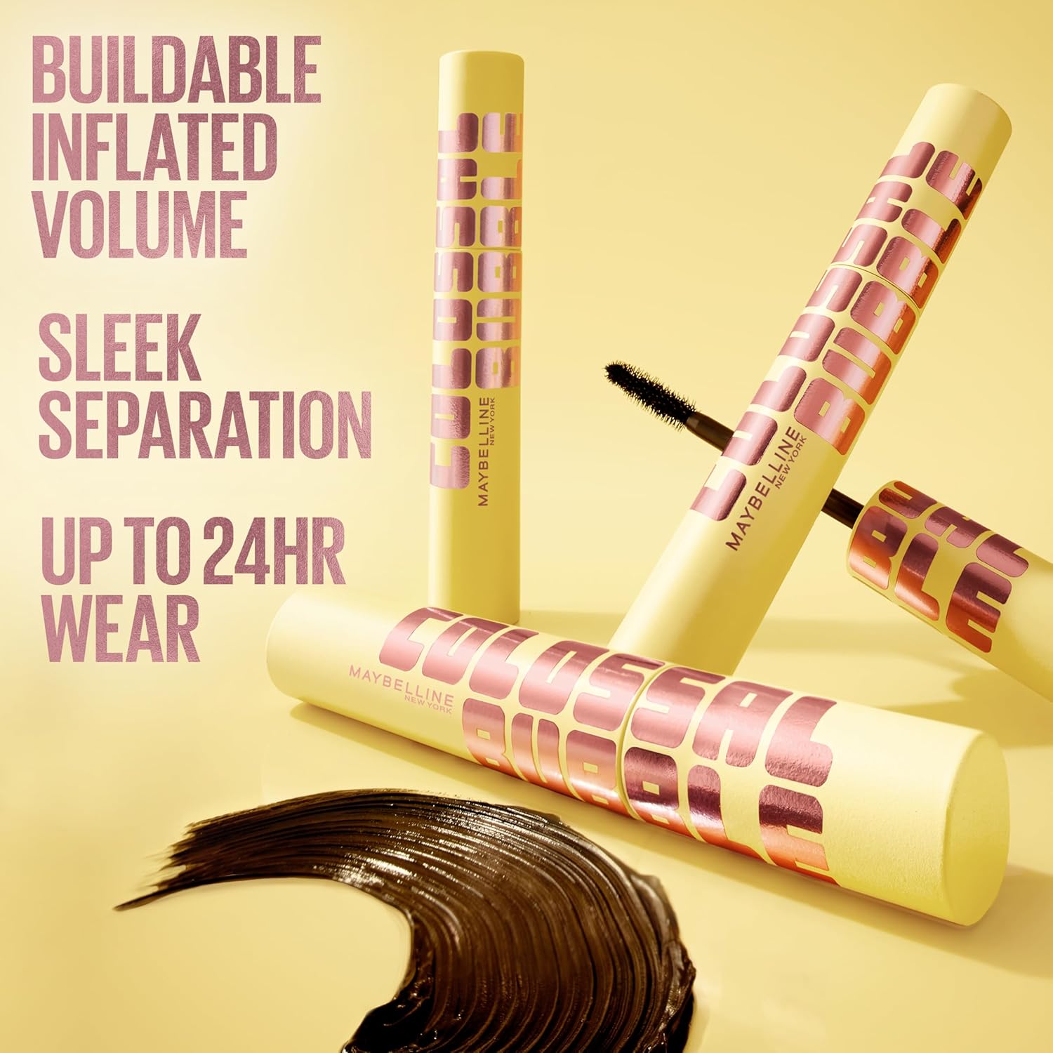 Maybelline_The_Colossal_Bubble_Washable_Mascara,_Buildable_Mascara_Volume_and_Length_Formula_for_Bold,_Separated_Lashes,_Blackest_Black,_1_Count