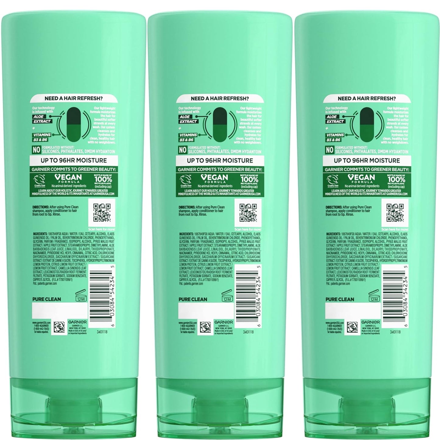 Garnier_Fructis_Pure_Clean_Hydrating_Conditioner,_12_Fl_Oz,_3_Count_(Packaging_May_Vary)