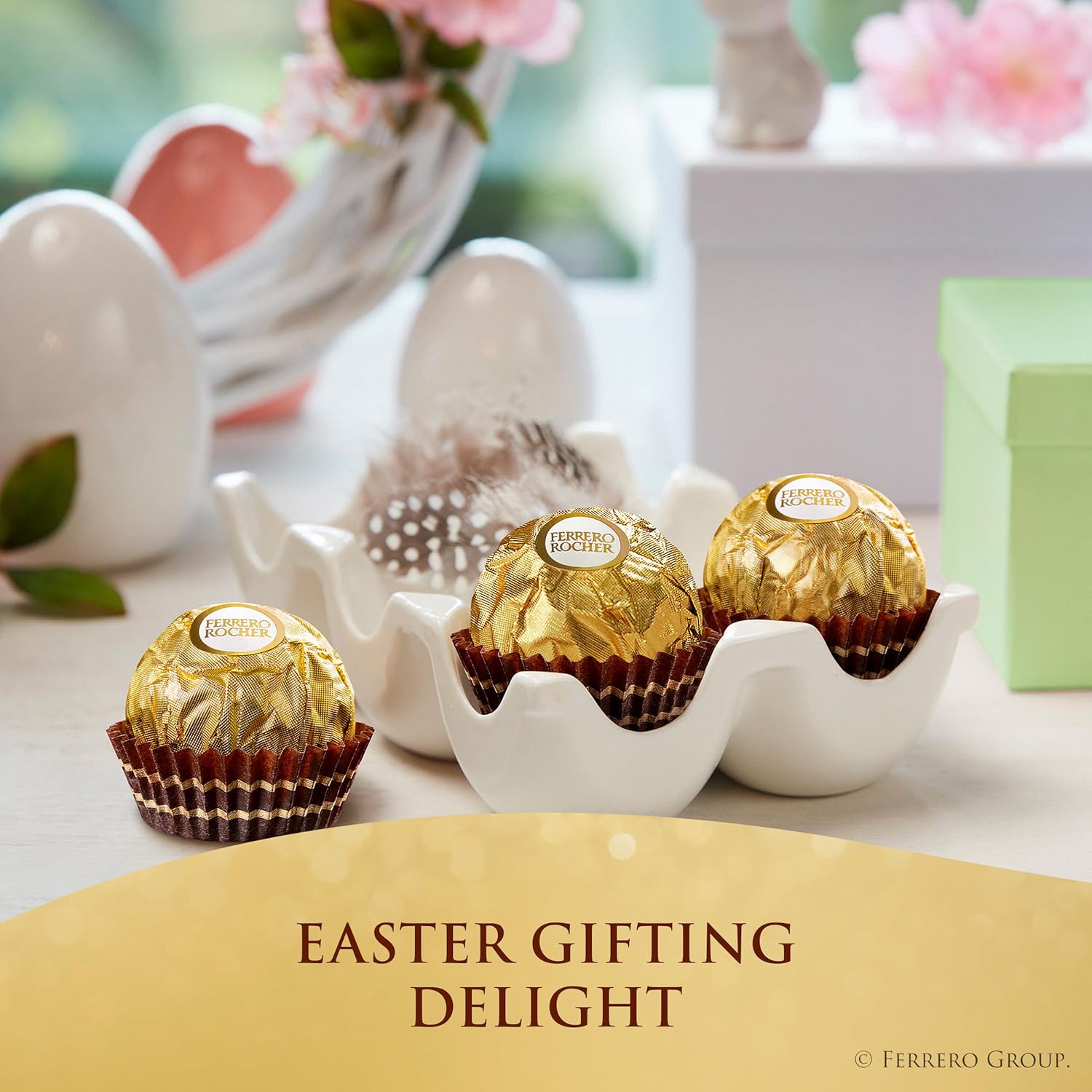 Ferrero_Rocher,_13_Count,_Premium_Gourmet_Milk_Chocolate_Hazelnut,_Individually_Wrapped_Candy_for_Gifting_in_a_Bunny-Shaped_Box,_Great_Easter_Gift,_5.7_oz