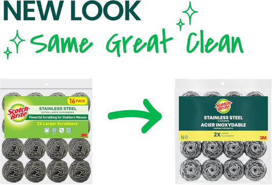 Scotch-Brite_Stainless_Steel_Scrubbers,_Scouring_Pads_for_Cleaning_Tough_Baked-On_Messes,_Metal_Scrubbers_for_Cleaning_Dishes,_16_Scrub_Pads