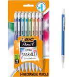 BIC Xtra-Smooth Pastel Mechanical Pencils with Erasers, Medium Point, Bulk Mechanical Pencils for School or Office Supplies