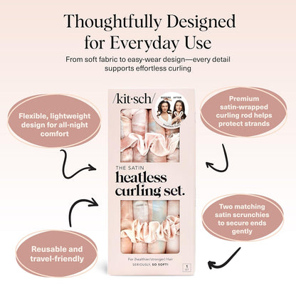Kitsch_Satin_Heatless_Curlers_Set_–_Heatless_Curls_Overnight_with_34"_Hair_Curler_&_2_Satin_Scrunchies_–_Comfortable_Hair_Curlers_to_Sleep_In_for_Frizz-Free,_No_Heat_Damage_Styling_-_Sunset_Tie_Dye