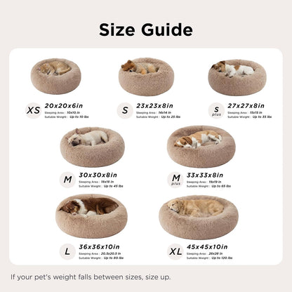 Bedsure_Calming_Dog_Bed_Medium_Size_Dog_-_Donut_Washable_Medium_Pet_Bed,_30_inches_Anti-Slip_Round_Fluffy_Plush_Faux_Fur_Cat_Bed,_Fits_up_to_45_lbs_Pets,_Camel