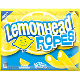 Lemonhead Ropes, Candy, Lemon, Tart and Citrusy, Soft Chewy, 9 oz