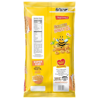 Malt-O-Meal_Golden_Honey_O's_Breakfast_Cereal,_Honey_Cereal_with_Corn,_Oats_and_Rice,_Large_Cereal_for_Family,_30_OZ_Resealable_Cereal_Bag