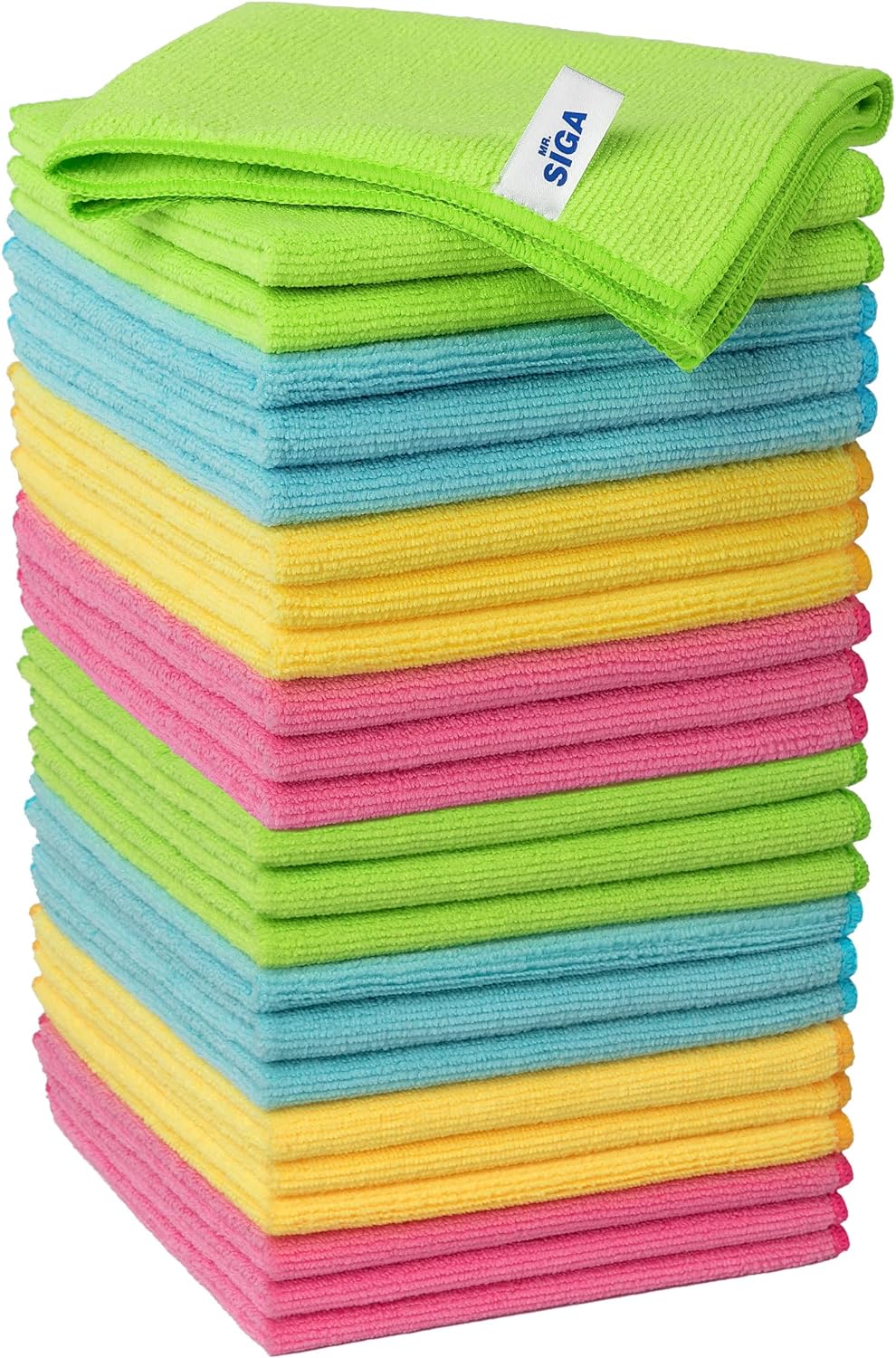 MR.SIGA_Microfiber_Cleaning_Cloth,_Pack_of_24,_Size:12.6"_x_12.6"