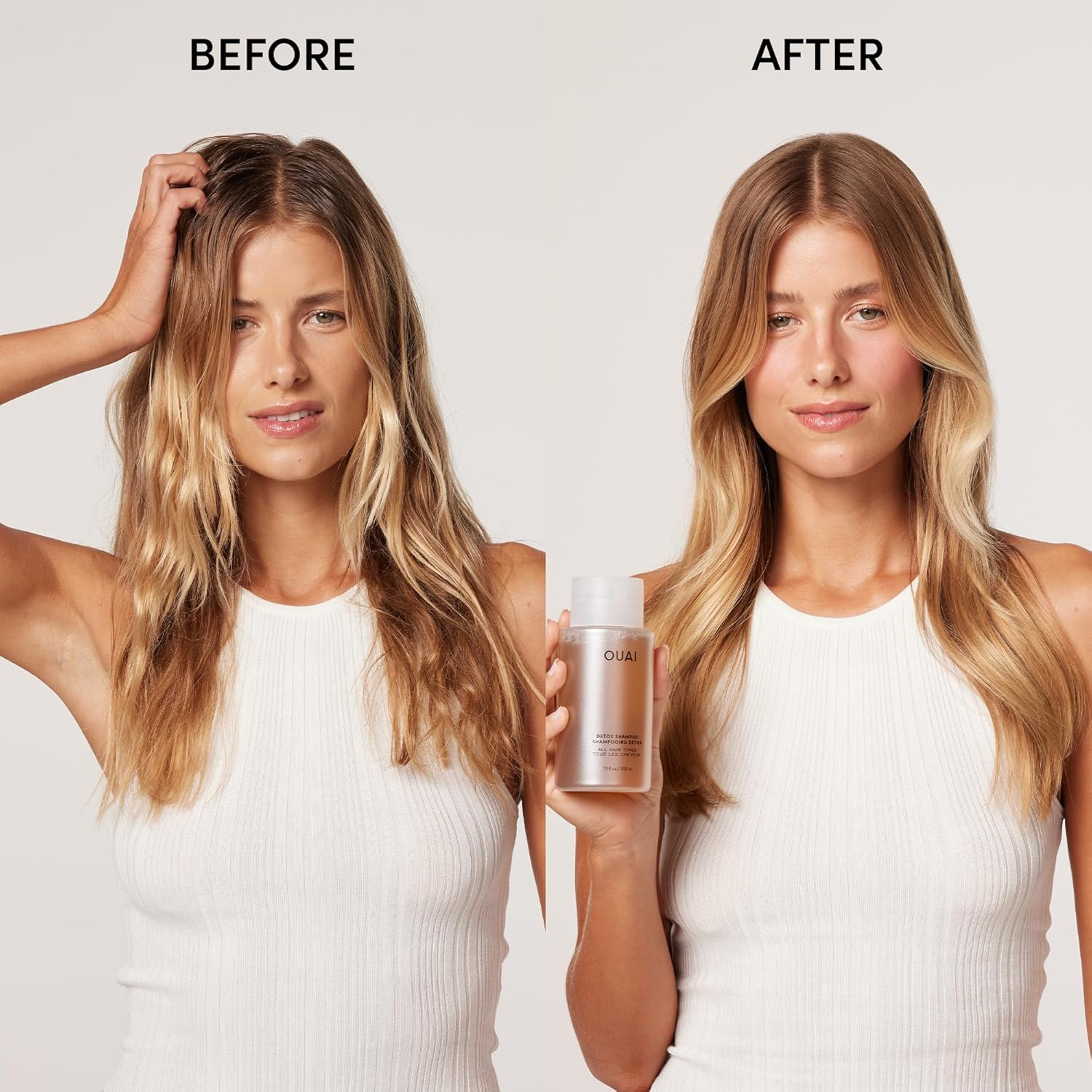 OUAI_Detox_Shampoo_-_Clarifying_Shampoo_for_Build_Up,_Dirt,_Oil,_Product_and_Hard_Water_-_Apple_Cider_Vinegar_&_Keratin_for_Clean,_Refreshed_Hair_-_Sulfate-Free_Hair_Care_(10_oz)
