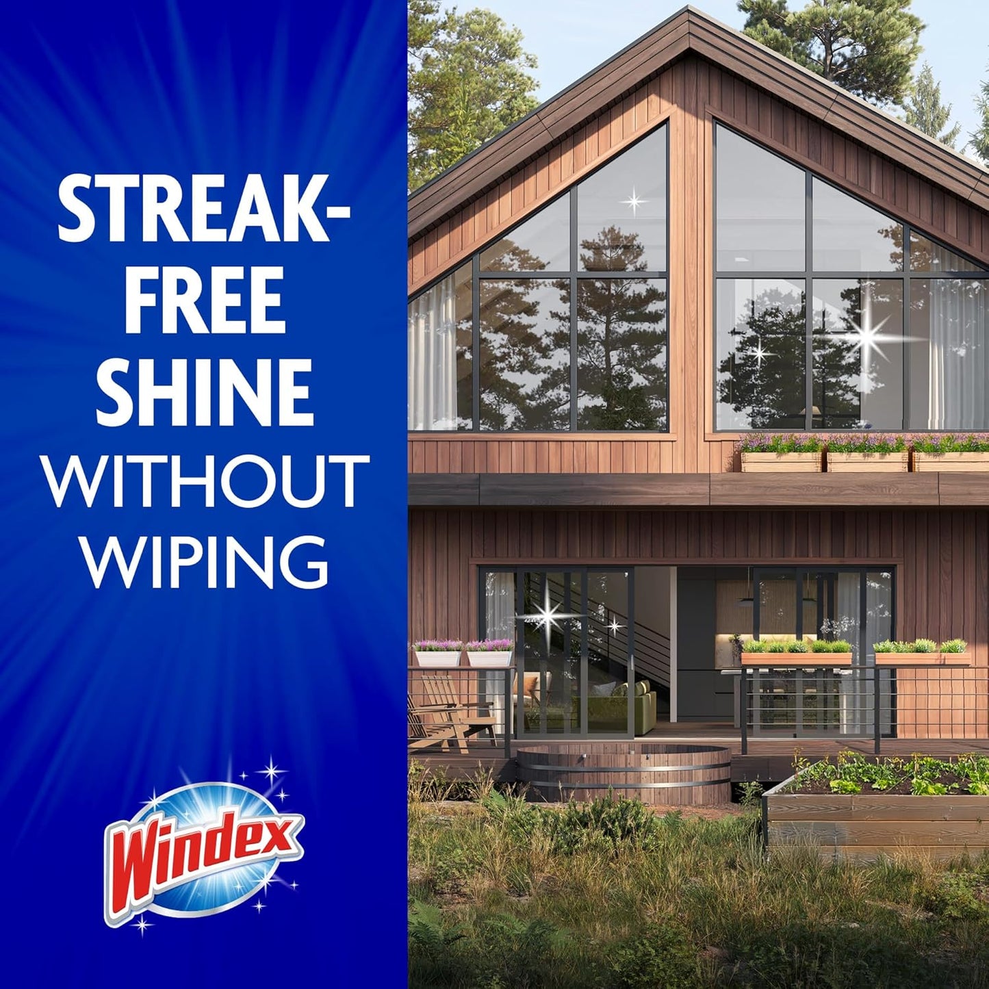 Windex_Outdoor_Window_and_Glass_Cleaner_for_Hose_Ammonia_Free,_Concentrated_Formula_for_Deep_Outdoor_Clean,_Patio_Cleaner,_Compatible_With_All_Hoses,_32_Fl_Oz_(Pack_of_2)