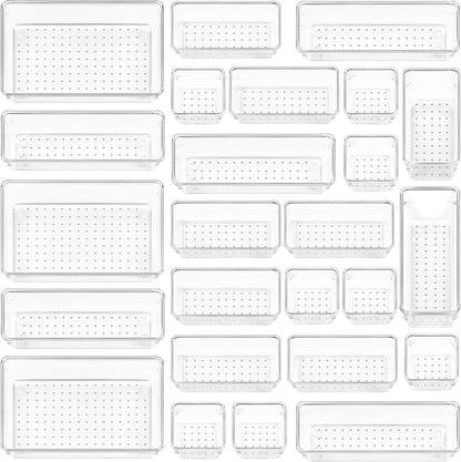 Vtopmart_25_PCS_Clear_Plastic_Drawer_Organizers_Set,_4-Size_Versatile_Bathroom_and_Vanity_Drawer_Organizer_Trays,_Storage_Bins_for_Makeup,_Bedroom,_Kitchen_Gadgets_Utensils_and_Office
