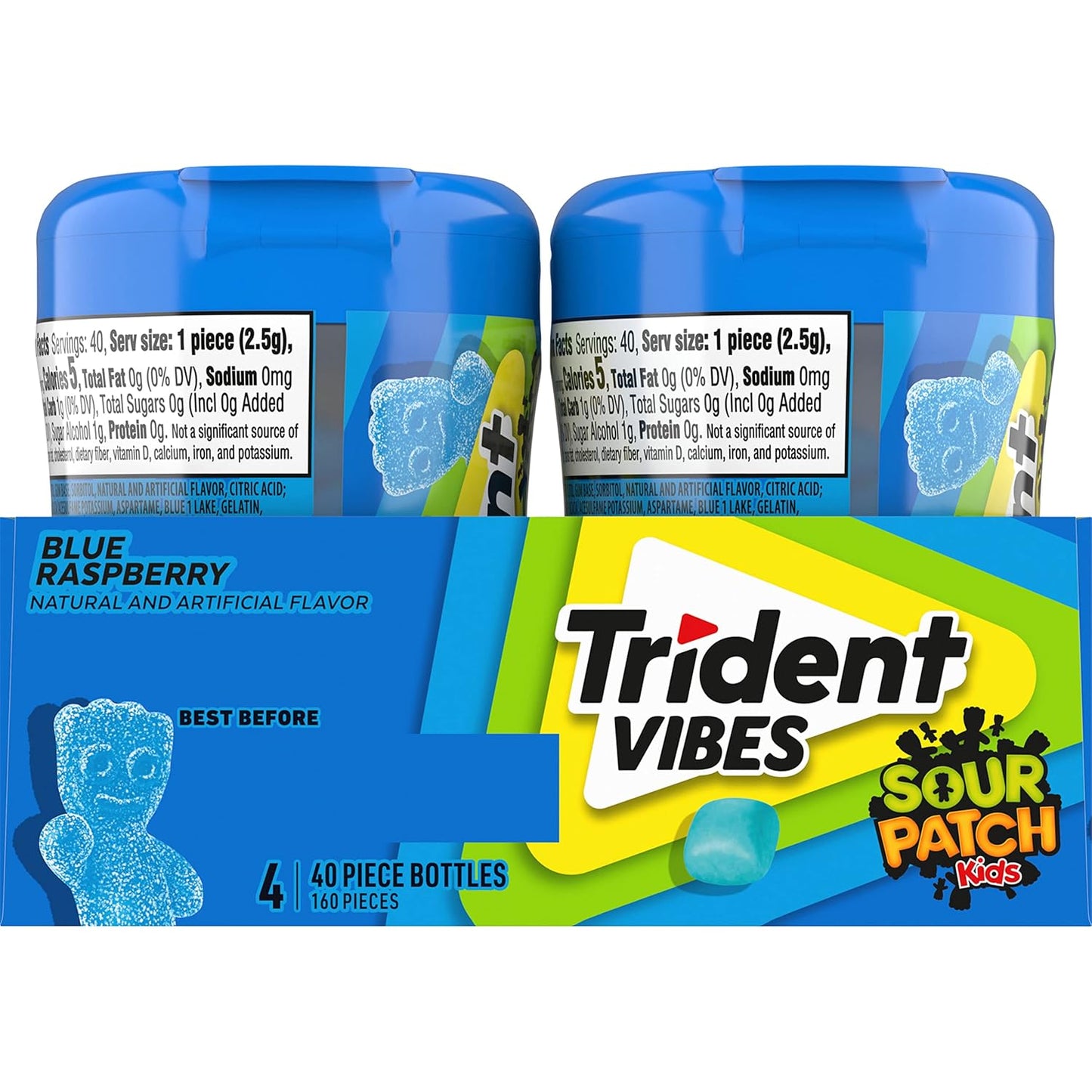 Trident_Vibes_SOUR_PATCH_KIDS_Blue_Raspberry_Sugar-Free_Chewing_Gum,_4_Bottles_of_40_Pieces_(160_Total_Pieces)