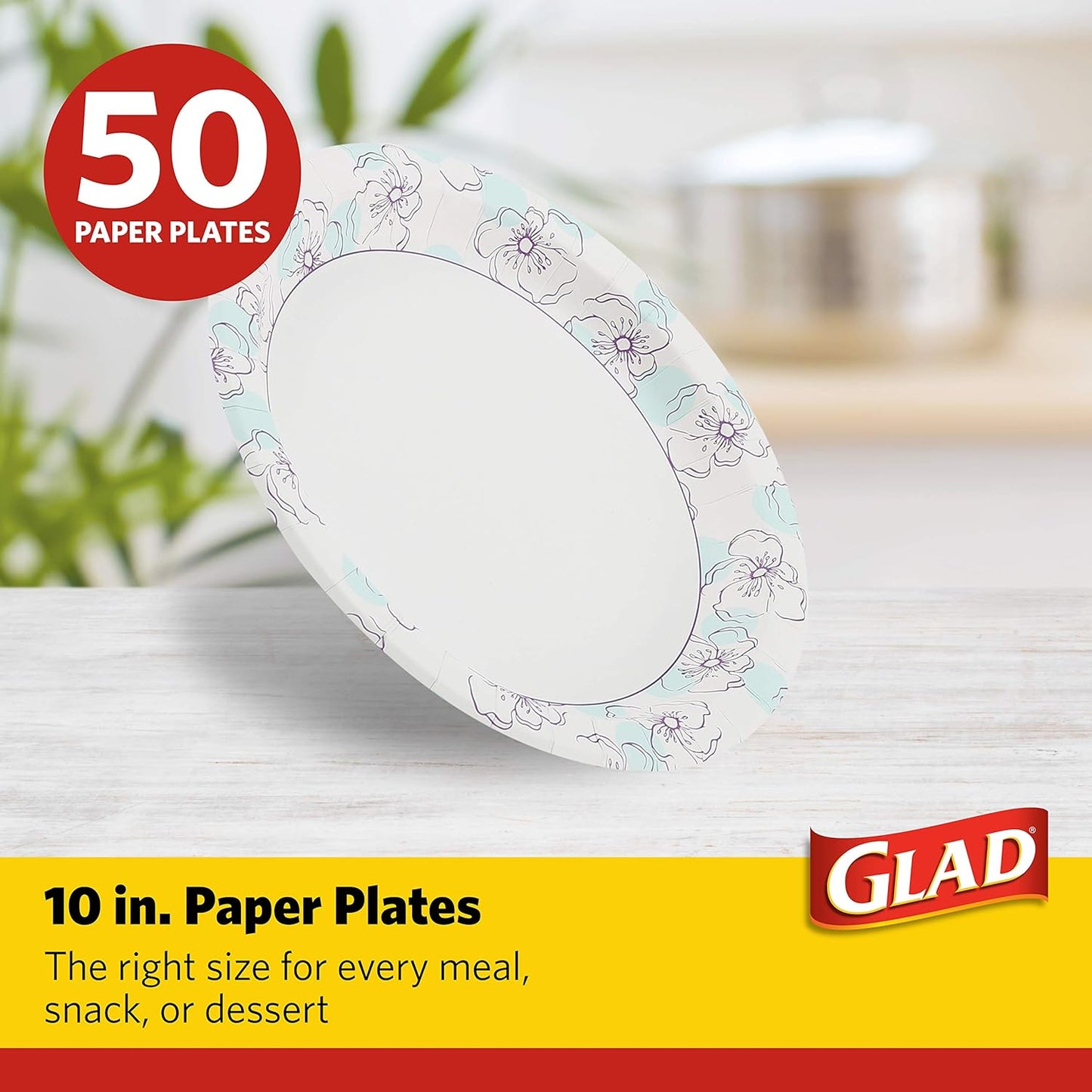 Glad_Round_Disposable_Paper_Plates,_Blue_Flower_Design,_Heavy_Duty_Soak_Proof_Cut_Resistant_Microwave_Safe_Plates_for_Meals,_Parties,_Picnics,_and_Events,_10_Inch,_50_Count