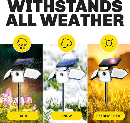 Bionic_Flood_Light_2_Pk_Solar_Lights_Outdoor_Waterproof,_Ultra_Bright_89_LEDs,_3_Heads_Wide_Angle_Motion_Sensor_Outdoor_Lights_for_Security,_Wall,_House,_Spot_Light,_IP65_Waterproof_–_Stakes_Included