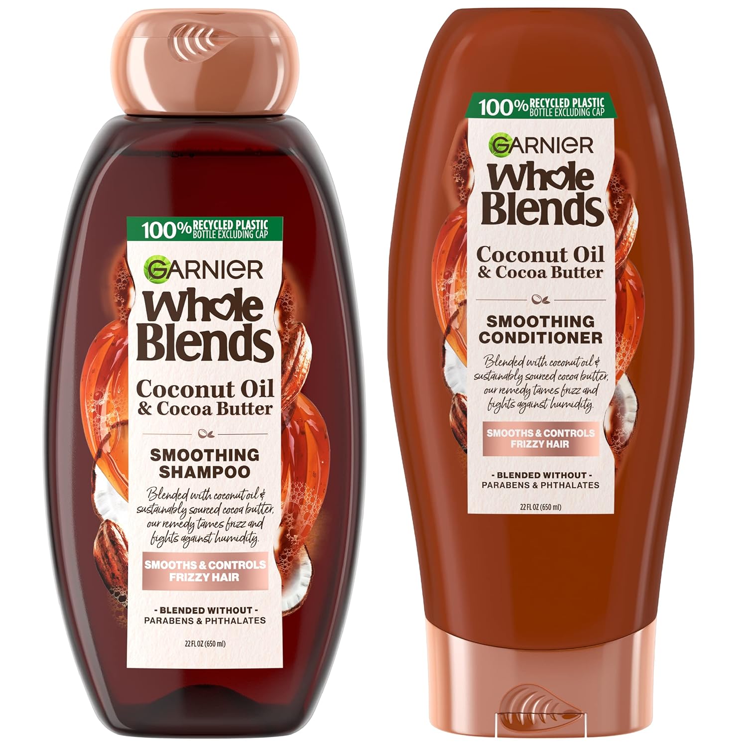 Garnier_Whole_Blends_Coconut_Oil_&_Cocoa_Butter_Smoothing_Shampoo_and_Conditioner_Set_for_Frizzy_Hair,_22_Fl_Oz_(2_Items),_1_Kit_(Packaging_May_Vary)