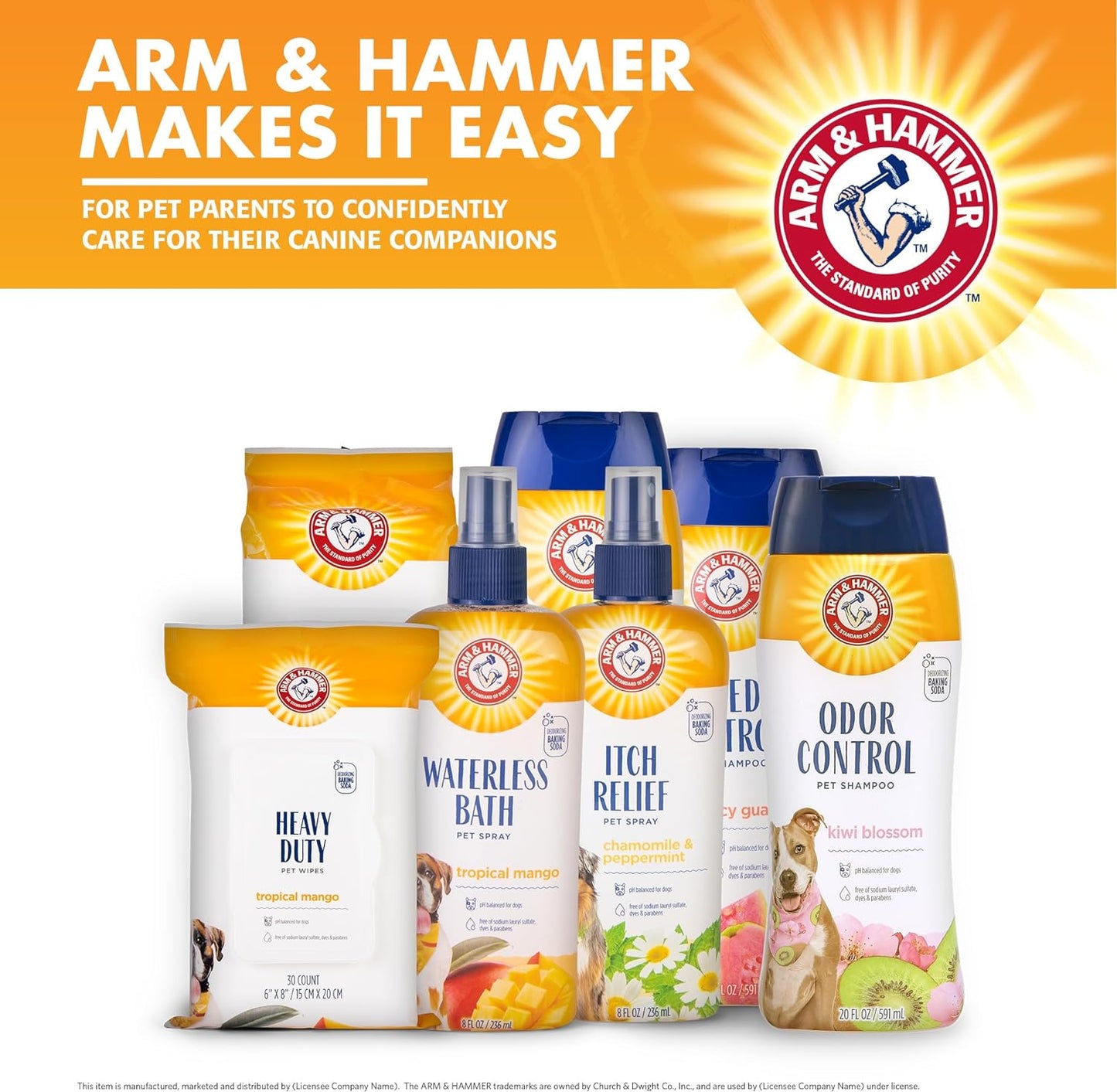 Arm_&_Hammer_for_Pets_Super_Deodorizing_Dog_Spray_with_Baking_Soda_for_Odor_Control_Freshens_Coat_Between_Baths_pH_Balanced_Formula_for_Dogs_Kiwi_Blossom_8_FL_OZ_Single_Dogs_and_Puppies_Grooming