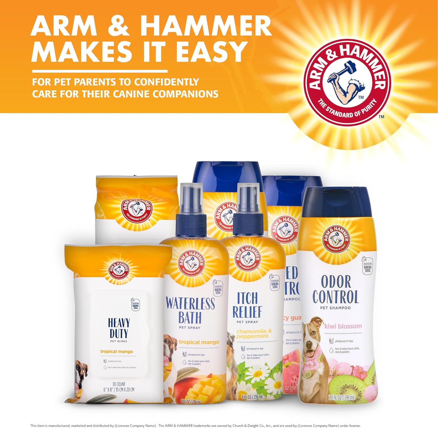 Arm_&_Hammer_for_Pets_Super_Deodorizing_Dog_Spray_with_Baking_Soda_for_Odor_Control_Freshens_Coat_Between_Baths_pH_Balanced_Formula_for_Dogs_Kiwi_Blossom_8_FL_OZ_Single_Dogs_and_Puppies_Grooming
