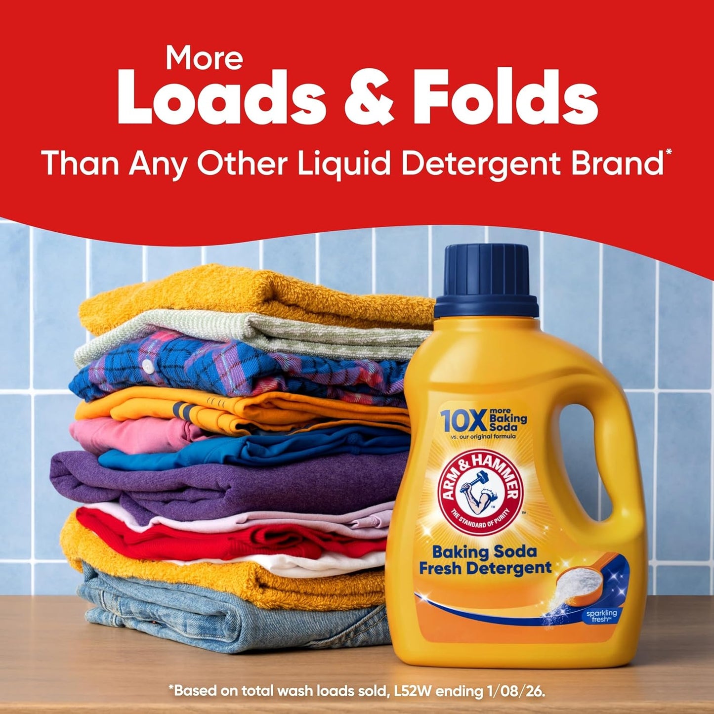 ARM_&_HAMMER_Baking_Soda_Fresh_Liquid_Laundry_Detergent,_Sparkling_Fresh_Scent,_110_Loads,_110_Fl_Oz