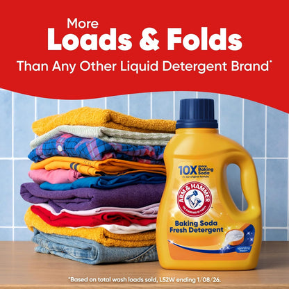 ARM_&_HAMMER_Baking_Soda_Fresh_Liquid_Laundry_Detergent,_Sparkling_Fresh_Scent,_110_Loads,_110_Fl_Oz
