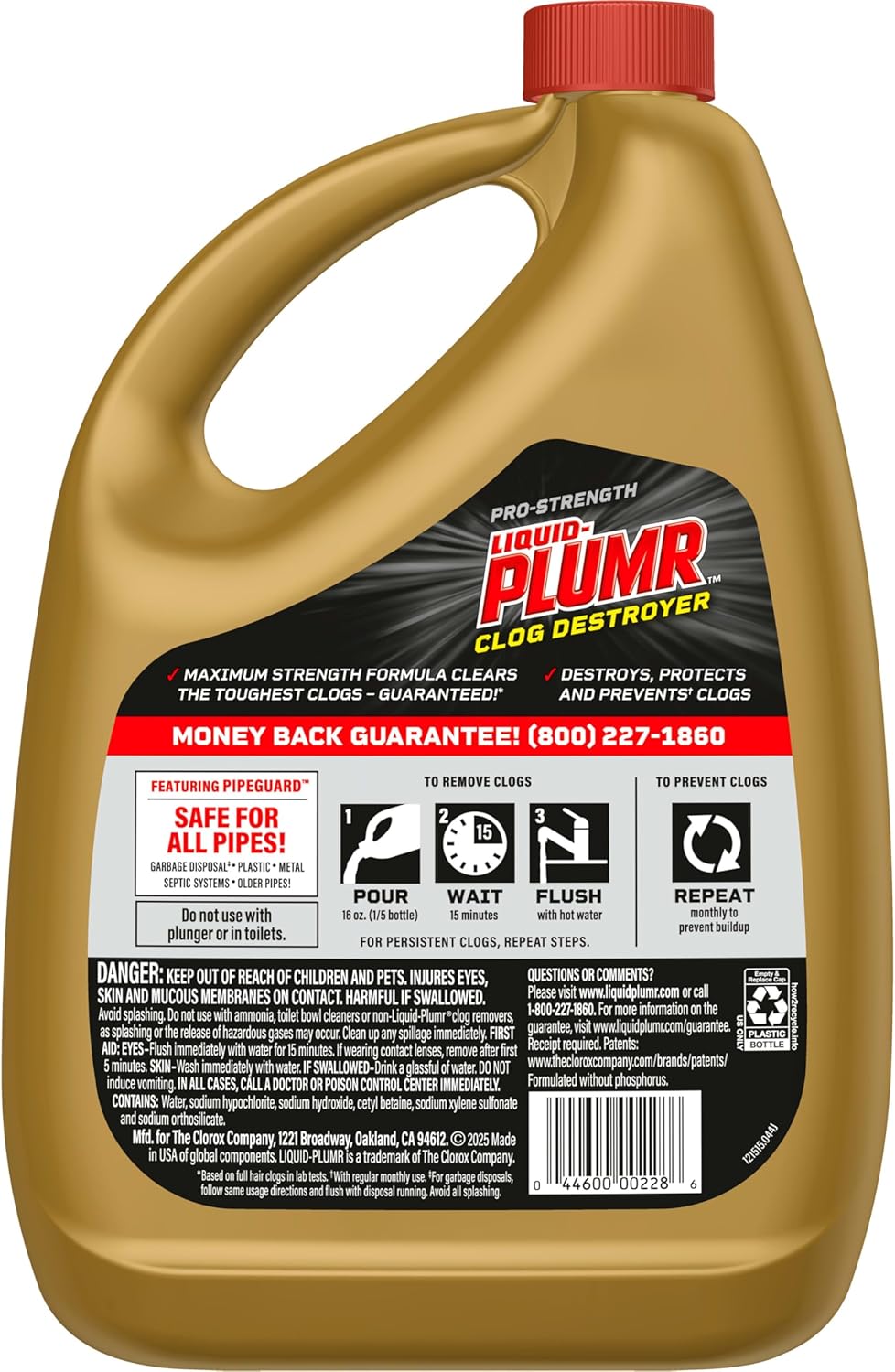 Clorox_Liquid-Plumr_Pro-Strength_Clog_Destroyer,_Liquid_Drain_Cleaner,_80_Fluid_Ounces_(Package_May_Vary)