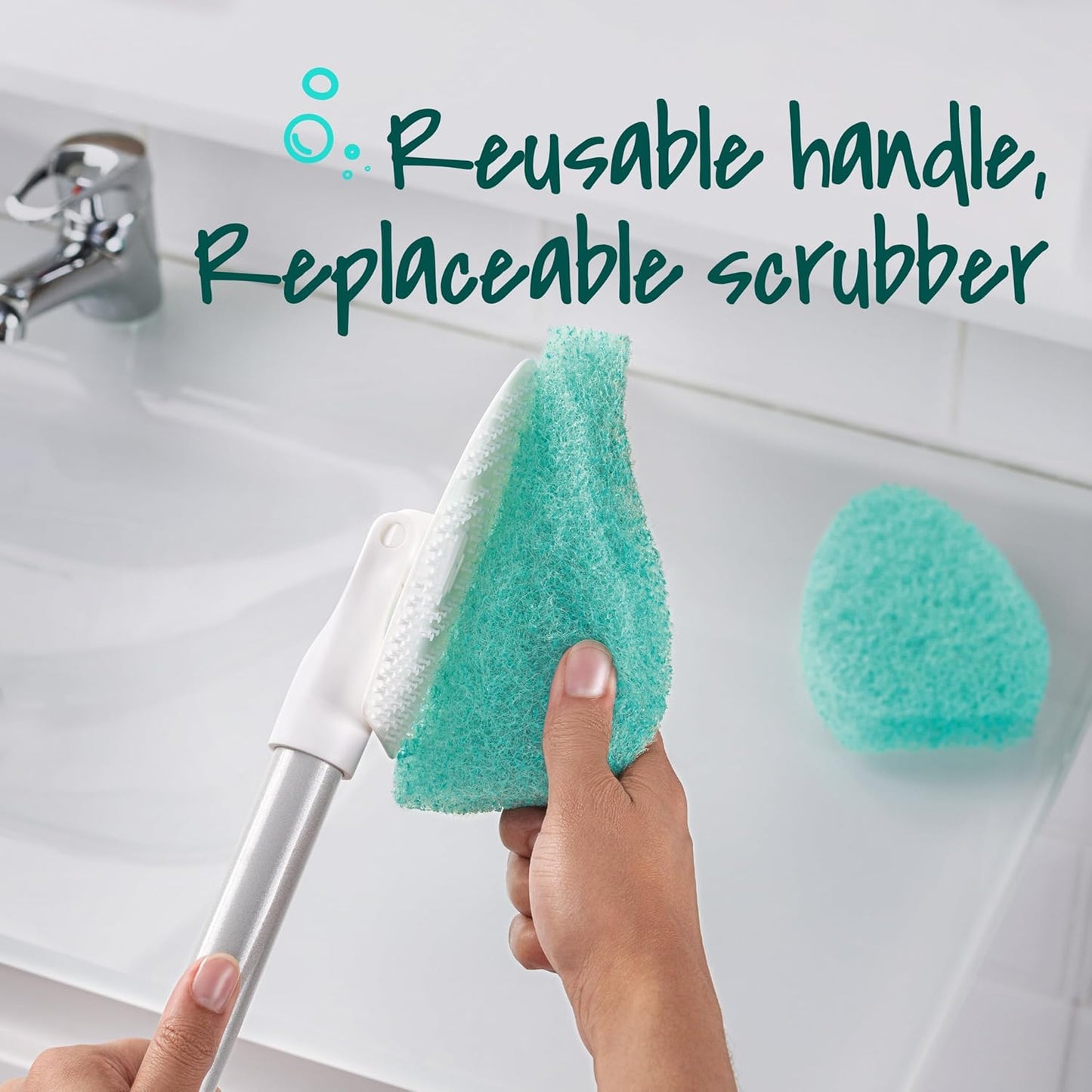 Scotch-Brite_Extendable_Tub_&_Tile_Scrubber_Kit,_Includes_1_Handle_and_3_Non-Scratch_Scrubber_Pads