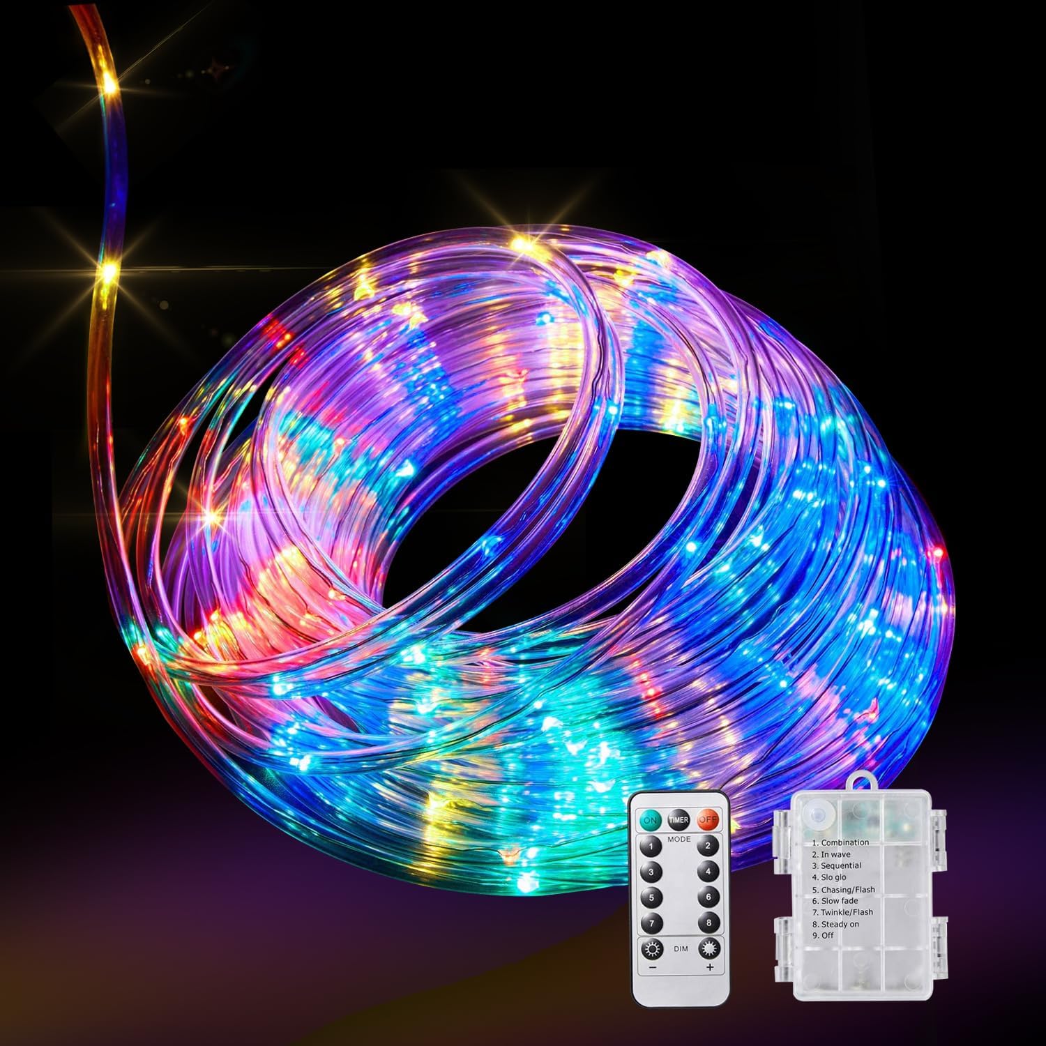 LED_Rope_Lights_Battery_Operated_String_Lights-40Ft_120_LEDs_8_Modes_Outdoor_Waterproof_Fairy_Lights_Dimmable/Timer_with_Remote_for_Camping_Party_Garden_Holiday_Decoration