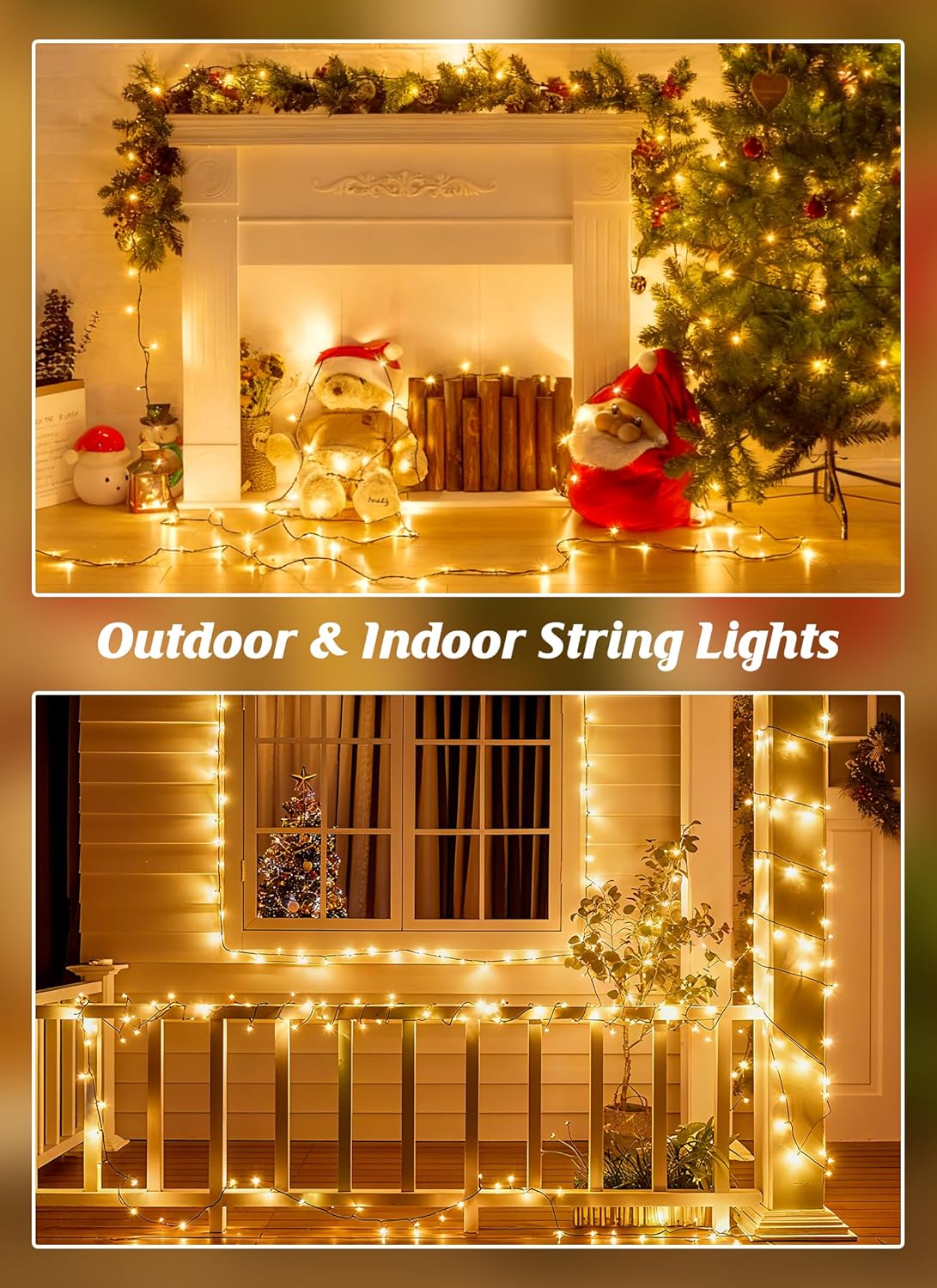 Brightown_2_Pack_Solar_Christmas_String_Lights_Outdoor,_Total_144Ft_400_LED_Twinkle_Fairy_Lights_Waterproof_with_8_Modes_Auto_On/Off_for_Patio_Tree_Garden_Party_Home_Wedding_Decorations_(Warm_White)