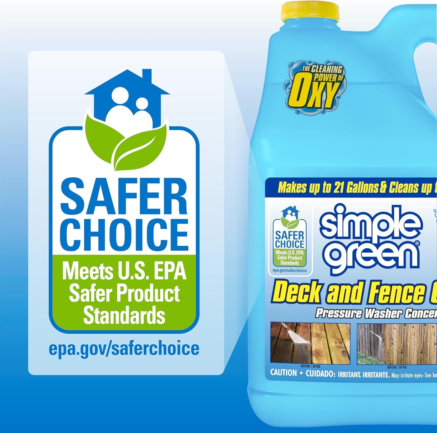 Simple_Green_Oxy_Solve_Deck_and_Fence_Pressure_Washer_Cleaner,_Colorless_to_Pale_Straw,_Unscented,_128_Fl_Oz_(Packaging_May_Vary)