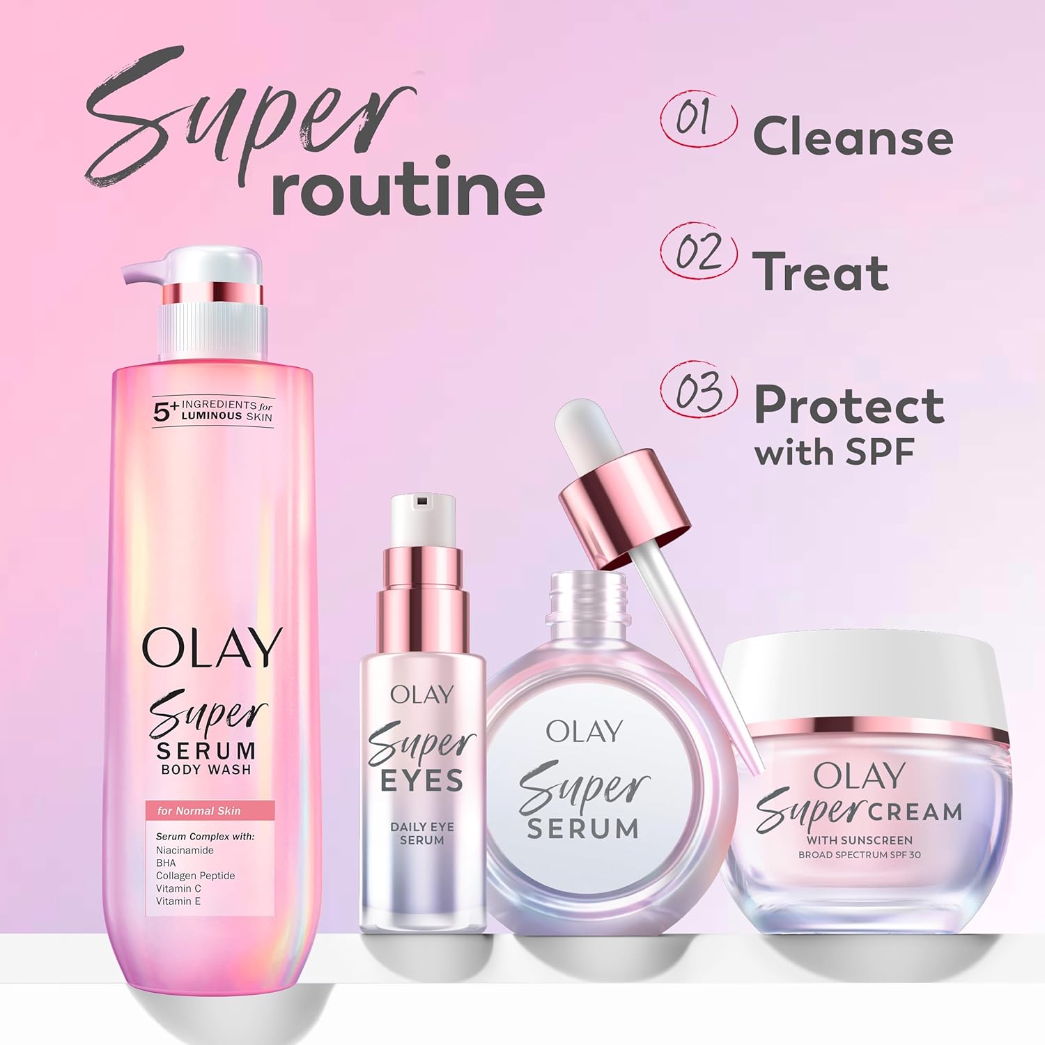Olay_Super_Serum_-_Glow_Serum_for_Face_-_Activated_Niacinamide,_Vitamin_C_&_E,_Collagen_Peptide,_AHA_-_5-in-1_Benefits_-_Brightens,_Hydrates,_Smooths,_Firms,_Evens_Tone,_Proactive_Anti-Aging,_1.0_Oz
