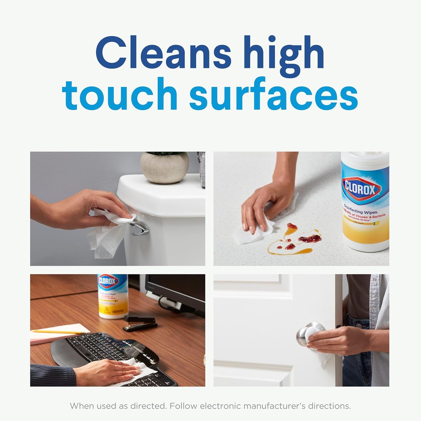 Clorox_30112_Disinfecting_Wipe,_Fresh/Lemon_Fresh_Scent_(525_Count)