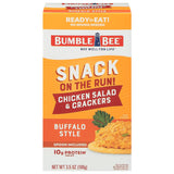 Bumble Bee Snack on the Run Chicken Salad with Crackers Kit, Ready to Eat, Spoon Included - Shelf Stable & Convenient Protein Snack, 3.5 Ounce (Pack of 3)