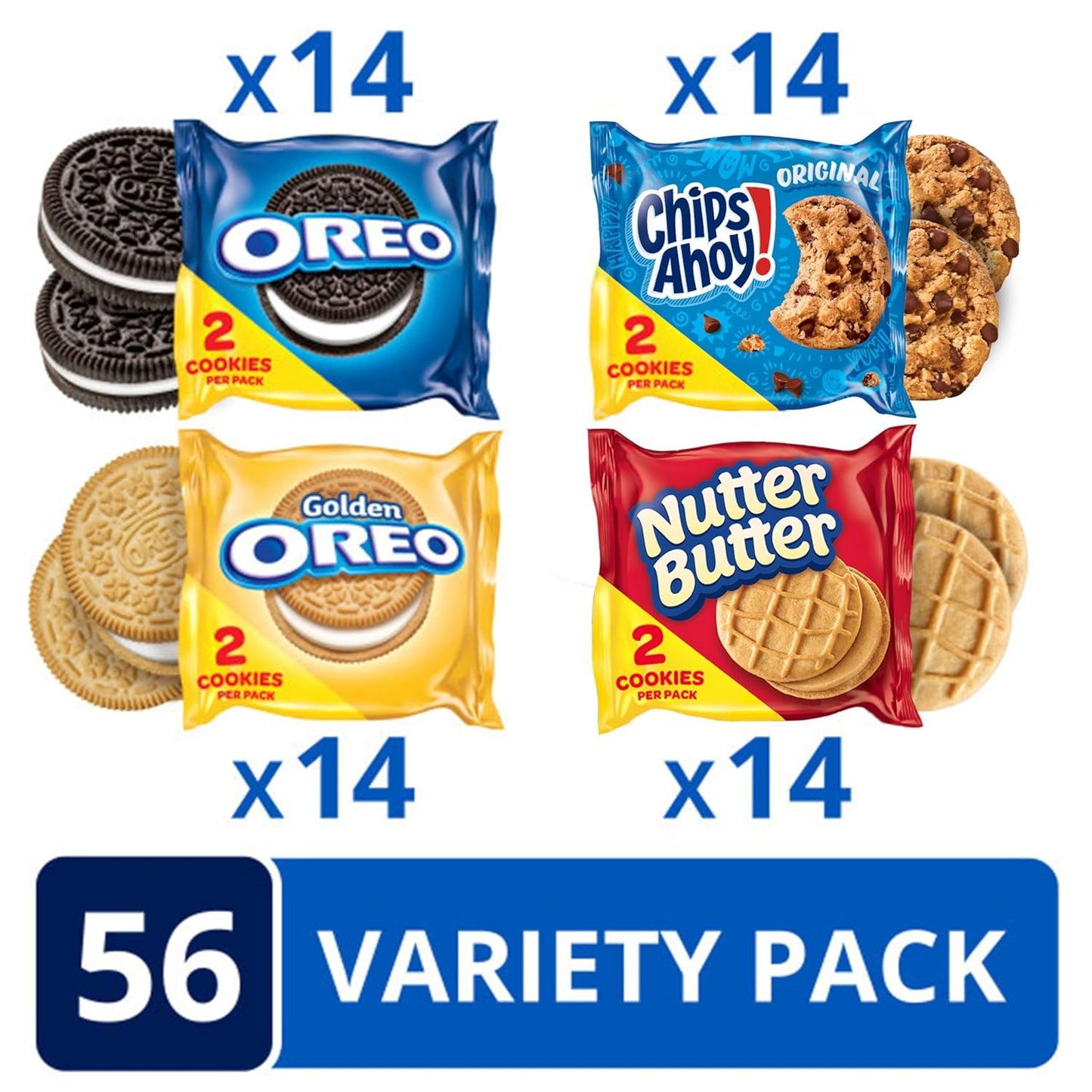 OREO_Original,_OREO_Golden,_CHIPS_AHOY!_&_Nutter_Butter_Cookie_Snacks_Variety_Pack,_56_Snack_Packs_(2_Cookies_Per_Pack)