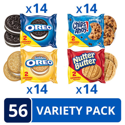 OREO_Original,_OREO_Golden,_CHIPS_AHOY!_&_Nutter_Butter_Cookie_Snacks_Variety_Pack,_56_Snack_Packs_(2_Cookies_Per_Pack)
