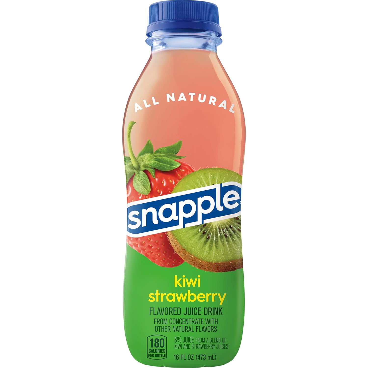 Snapple_Kiwi_Strawberry_Juice_Drink,_16_Fl_Oz_Recycled_Plastic_Bottle,_Pack_Of_12,_All_Natural,_No_Artificial_Flavors_Or_Sweeteners,_Contains_3%_Real