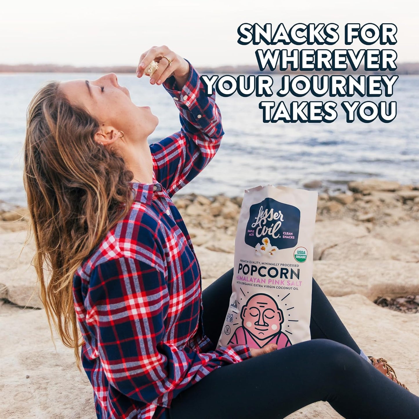 LesserEvil_Himalayan_Pink_Salt_Organic_Popcorn,_Premium_Quality,_Minimally_Processed,_No_Vegetable_Oil,_4.6_Oz,_(Pack_of_3)_Snack