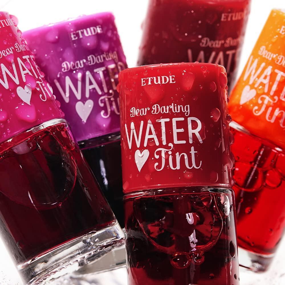 ETUDE_Dear_Darling_Water_Tint_Cherry_Ade_(21AD)_|_Vivid_Color_Lip_Stain_with_Moisturizing_Weightless_&_Non-sticky_Finish_Lip_Stain_|_Smudge-proof_&_Lightweight_Lip_Tint_|_K-beauty_Gloss_Lipgloss_Lipstick_Makeup_Glossy_Cosmetic_Lip_Care_Moisturizer