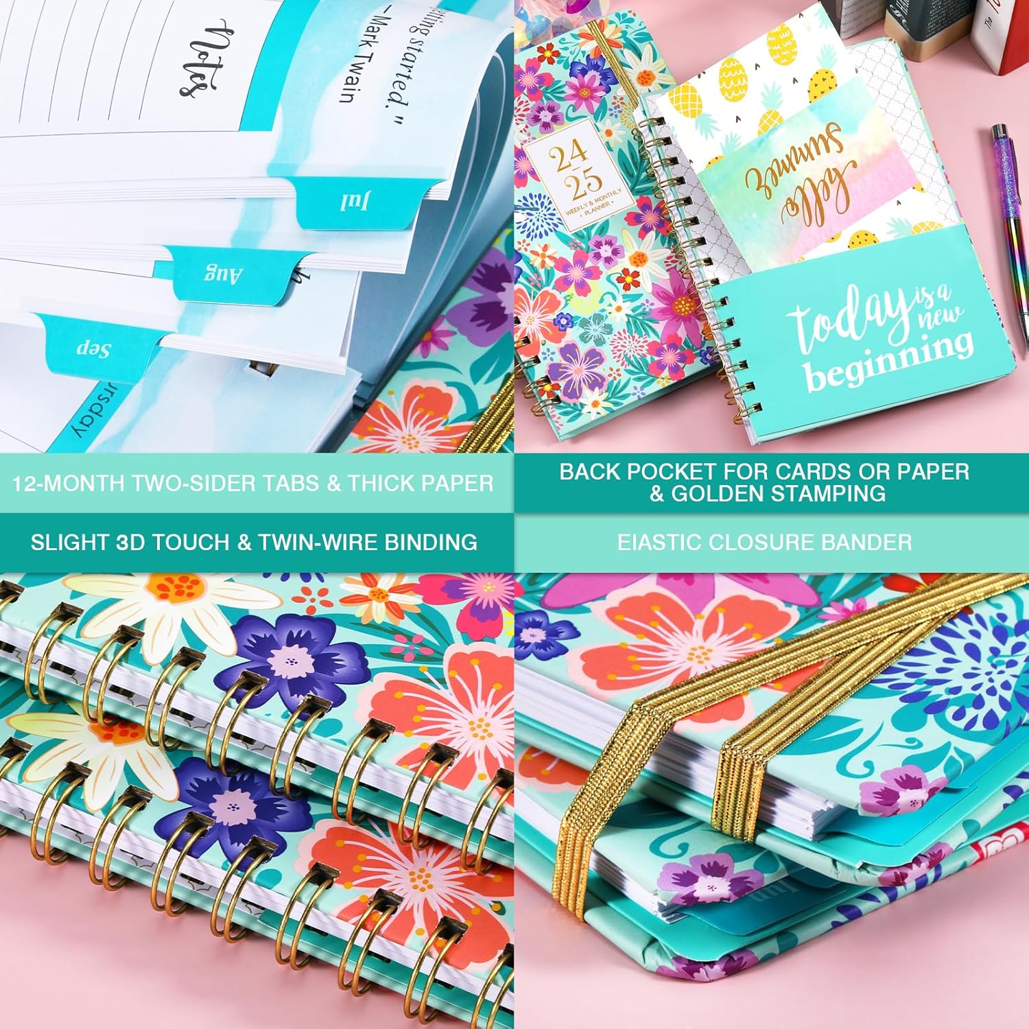 2024-2025_Planner_-_JULY_2024_-_JUNE_2025,_Planner_2024-2025_Daily_Weekly_and_Monthly,_12_Monthly_Tabs,_6.3’’_×_8.4’’,_Inner_Pocket,_Hardcover,_Perfect_Daily_Organizer