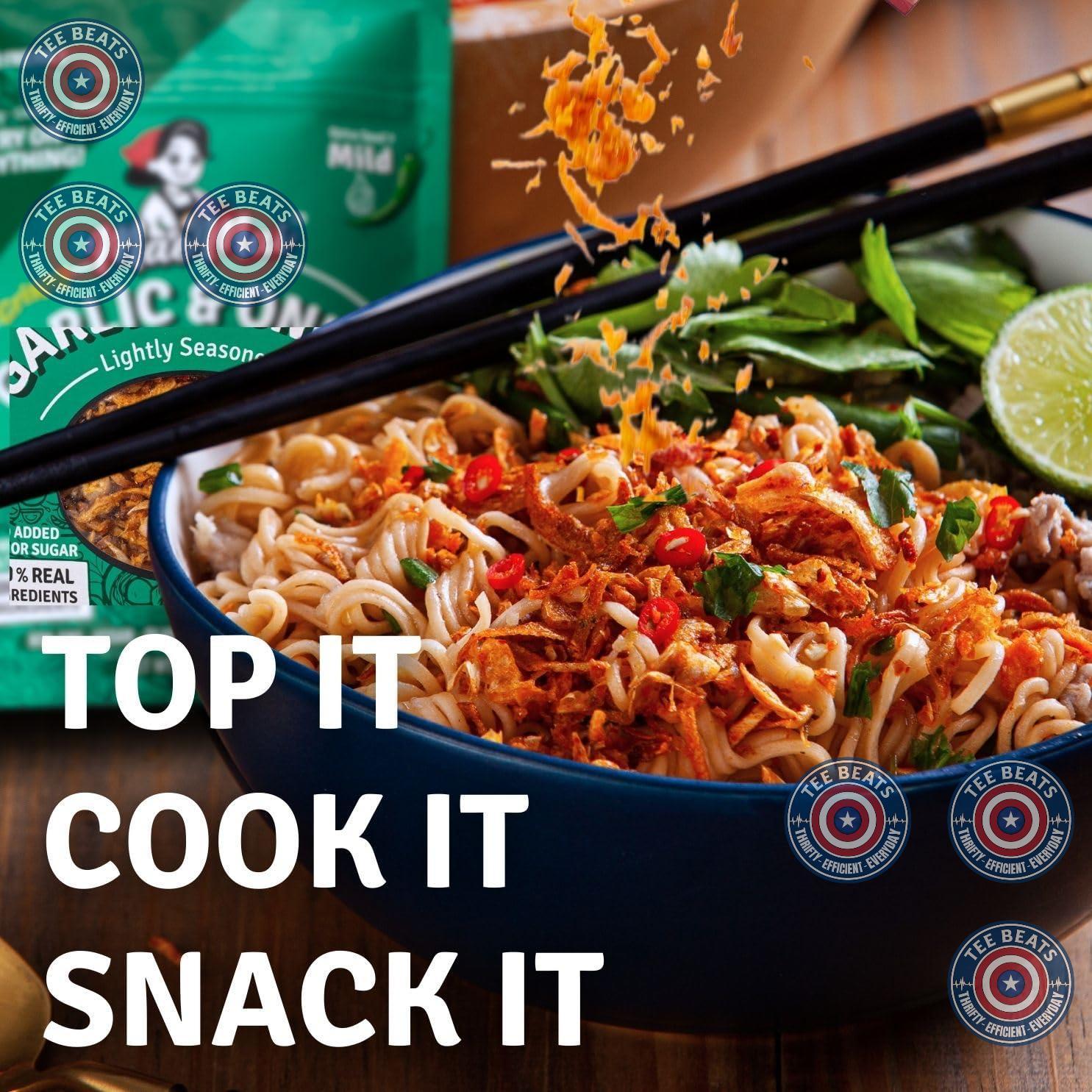 MaeMai_MILD_Spice_-_Non-Oily_Chili_Crisp_Topper,_Rice_Seasoning,_Ramen_Furikake_|_Umami_Onion_&_Garlic_Flakes