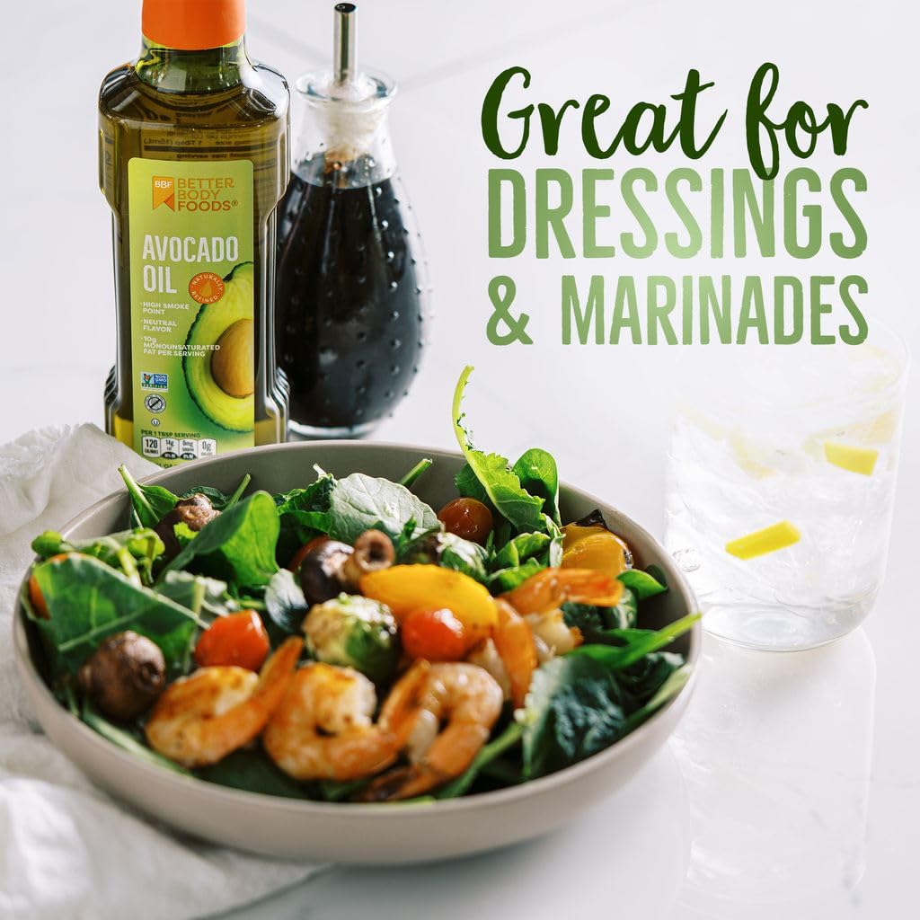 Foods_Refined_Avocado_Oil,_Non-GMO_Cooking_Oil,_Kosher,_Keto_and_Paleo_Diet_Friendly,_for_High-Heat_Cooking,_Frying,_Baking,_Avocado_Oil,_500_mL,_16.9_Fl_Oz