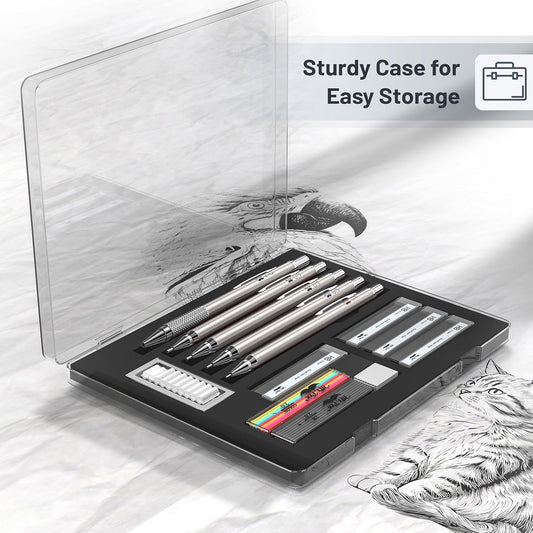 Metal_Mechanical_Pencil_Set_with_Lead_and_Eraser_Refills,_5_Sizes,_0.3,_0.5,_0.7,_0.9,_2mm,_Drafting,_Sketching,_Architecture,_Drawing_Metal_Mechanical_Pencils