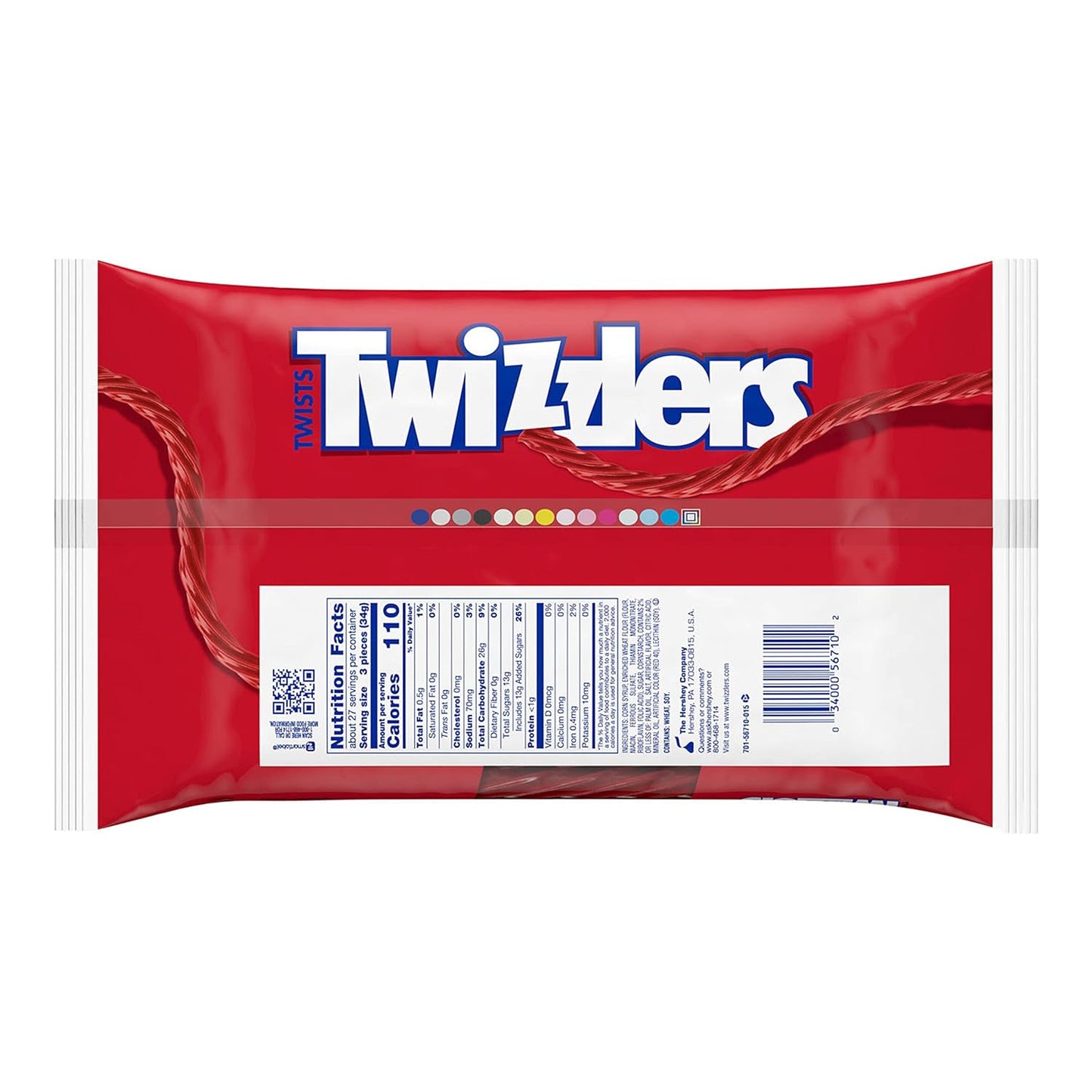 TWIZZLERS_Twists_Strawberry_Flavored_Licorice_Style,_Low_Fat_Candy_Big_Bag,_32_oz_Sweet_Snack_Bonbon_Corn_Chewy