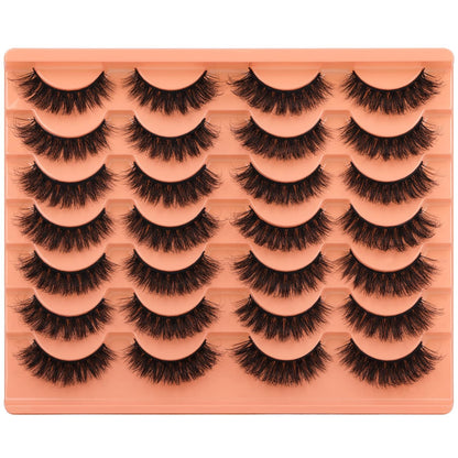 Losha_Eyelashes_Natural_Look_Faux_Mink_Lashes_Pack_Handmade_Fluffy_False_Eyelashes_14_Pairs_Cat_Eye_Lashes_(54)_Makeup_Lash_Extensions_Cosmetic_Eyelashes_Extensions_Eyelash_Extension_Lash_Extension