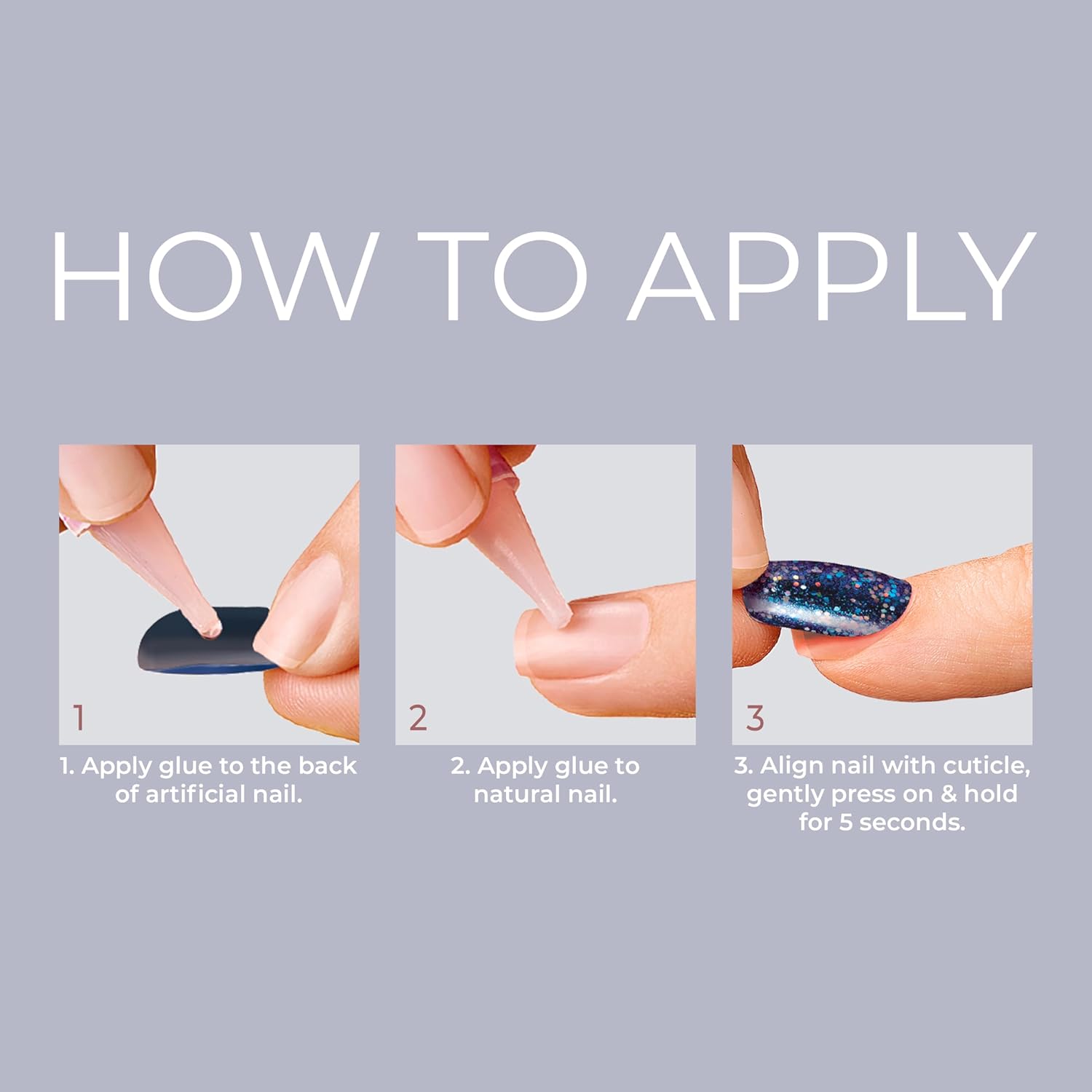 KISS_Gel_Fantasy_Press_On_Nails,_Nail_glue_included,_Aim_High',_Short_Size,_Squoval_Shape,_Includes_28_Nails,_2g_Glue,_1_Manicure_Stick,_1_Mini_File,_1_Adhesive_Tab_Nail_Art_Nail_Care