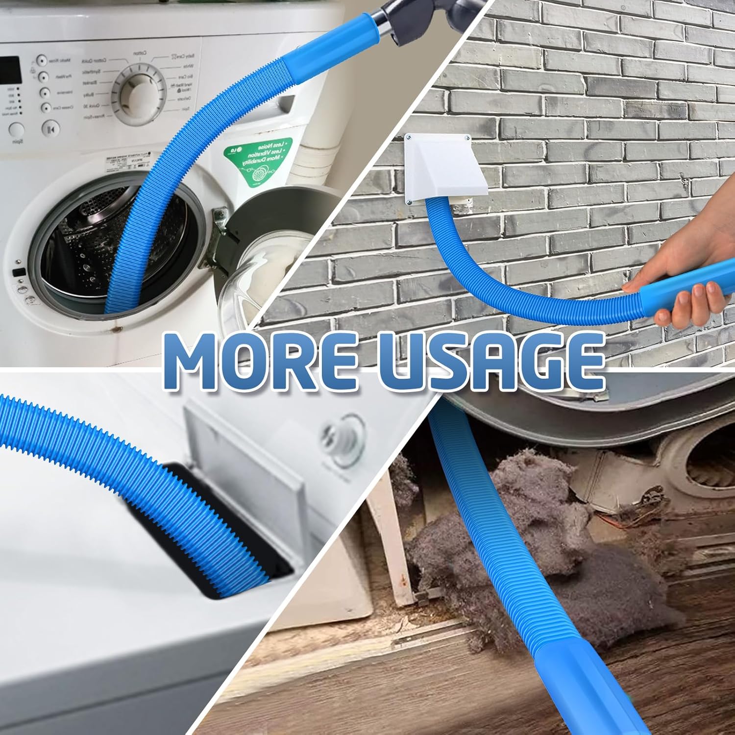 2_Pieces_Dryer_Vent_Cleaner_Kit_Compatible_with_All_Vacuum_Cleaner,_Dryer_Lint_Brush_and_Vacuum_Hose_Attachment_with_Stretch_Universal_Connector,_Quickly_Lint_Remover