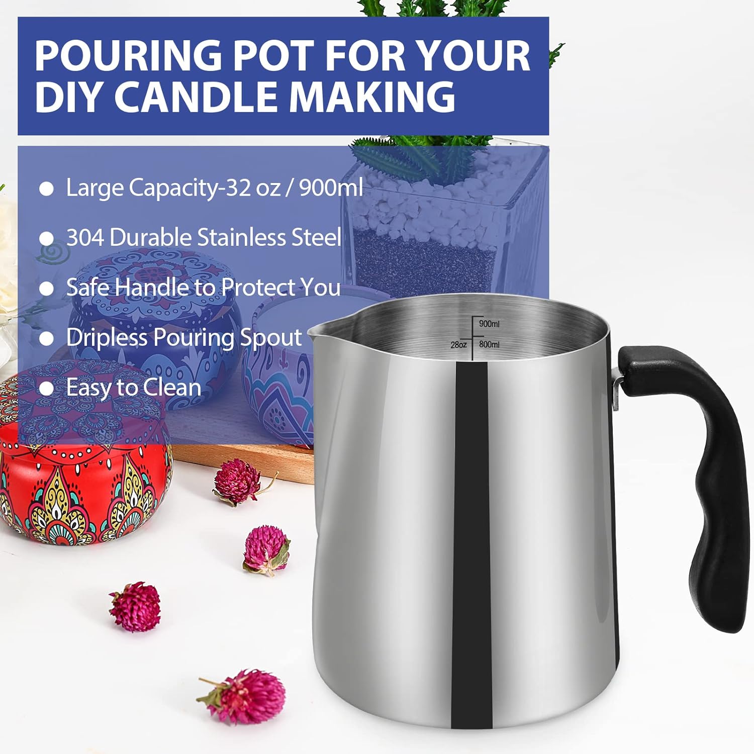 SAEUYVB_32oz_Stainless_Steel_Wax_Melting_Pot_with_Heat-Resistant_Handle_and_Dripless_Pouring_Spout_for_Candle_Making